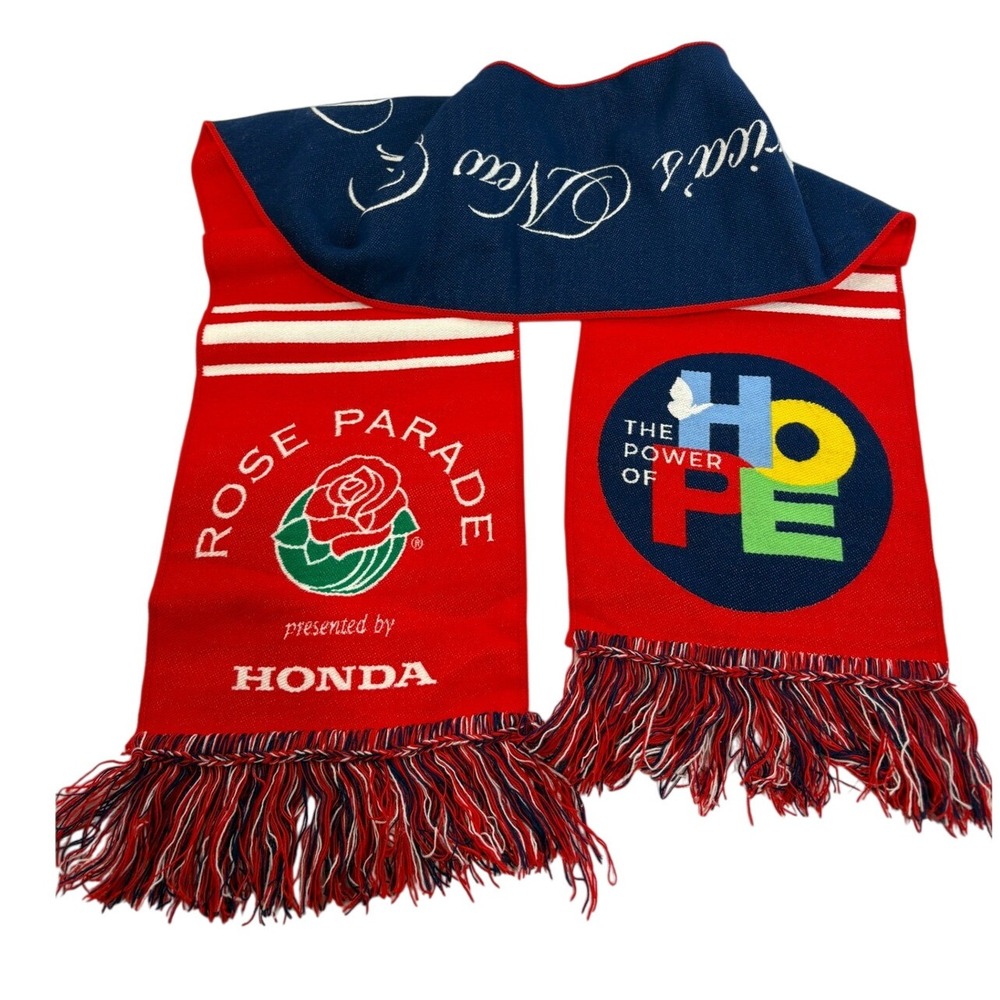 Rose‎ Parade Honda Scarf The Power of Hope America's New Year Celebration Knit